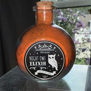 Night Owl Elixir Decorative Bottle